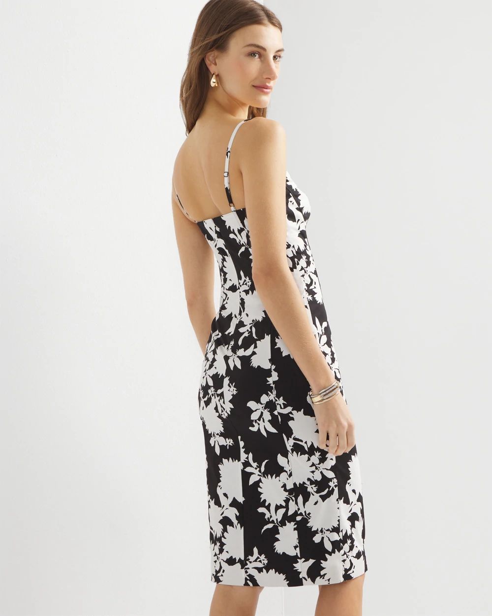 ●depound● Strappy bustier dress white DP2436OP012MWHFR Shop the Charade Ruffle Shoulder Corset Back Eyelet Dress White